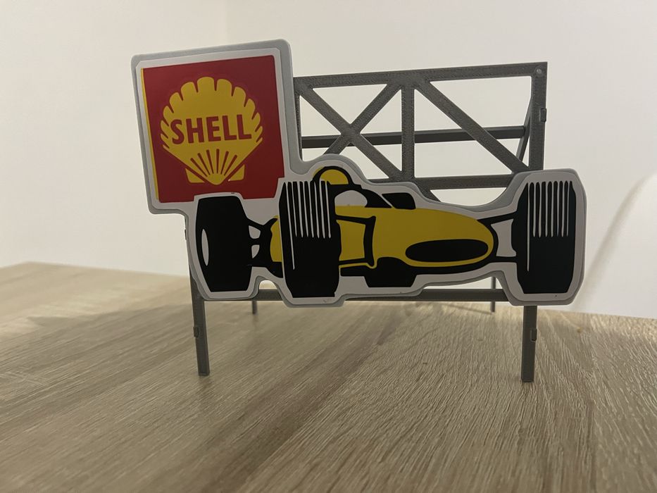 Painel publicitario escala 1/32
