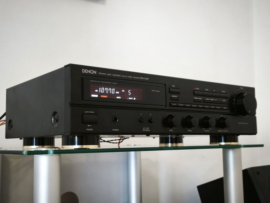 Стерео ресивер Denon DRA-335 ! Пульт  ! Відмінний стан !  Зроблено у Німеччині !