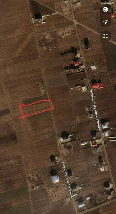 Продається земельна ділянка в с. Горішні Ширівці