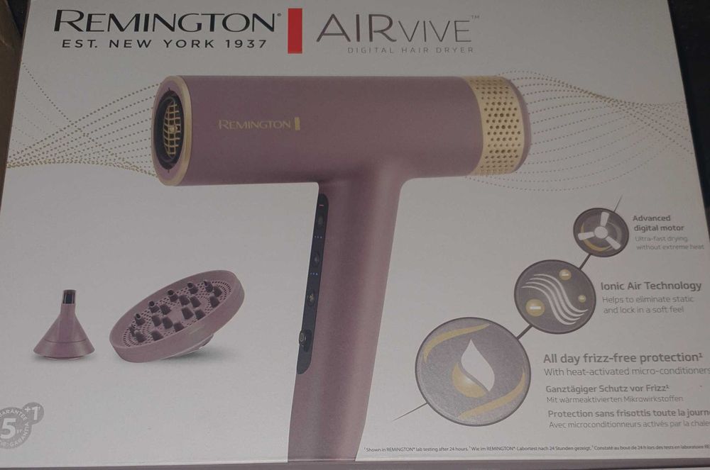 Conjunto remington  secador modelador novos selados