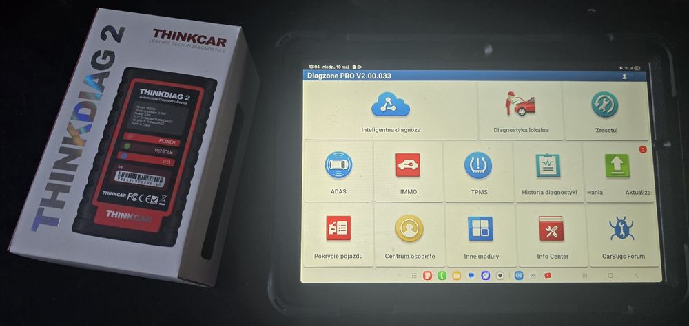 Thingdiag 2 wersję z programem ADS lub Diagzone