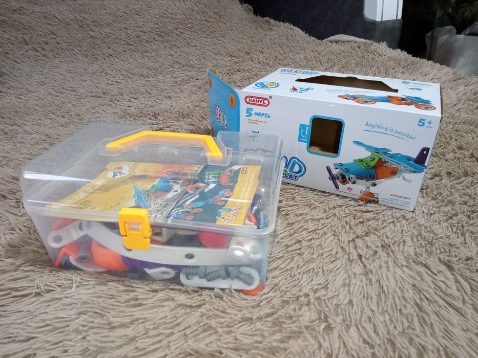 Конструктор болтовий дитячий Build&Play 5 в 1