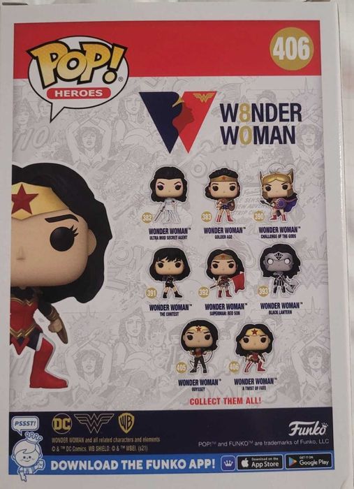 Funko Pop wonder woman a twist of fate