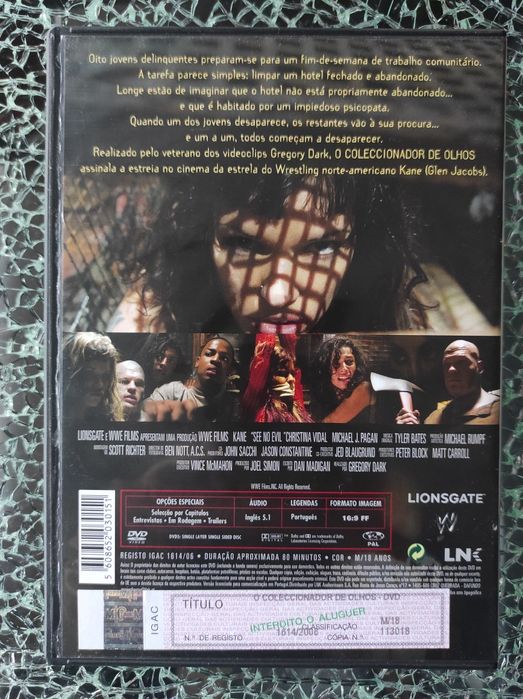 DVD O Colecionador de olhos