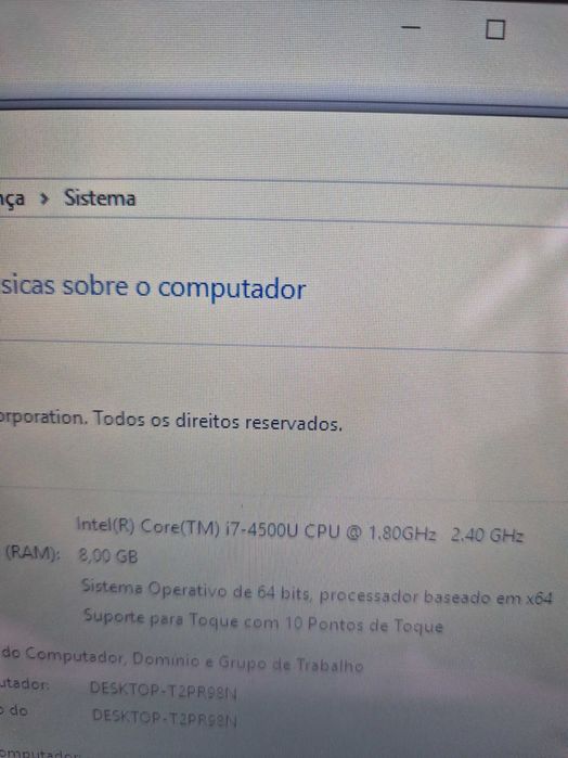 lenovo U330, processador i7-4500, display 14"
