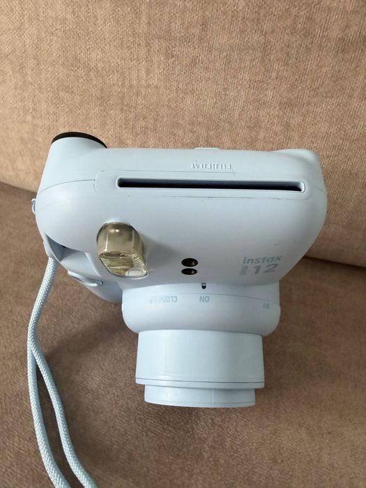 Instax mini 12 fujifilm блакитний полароід фотоапарат миттєвого друку