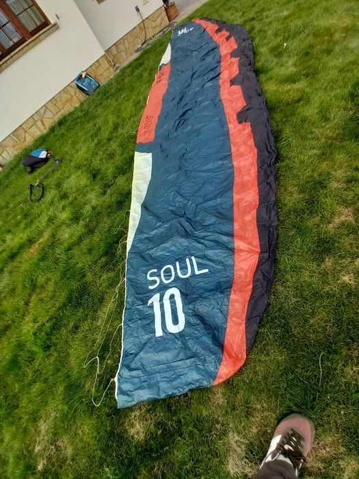 Latawiec kite flysurfer Soul 10m..+ bar nobile