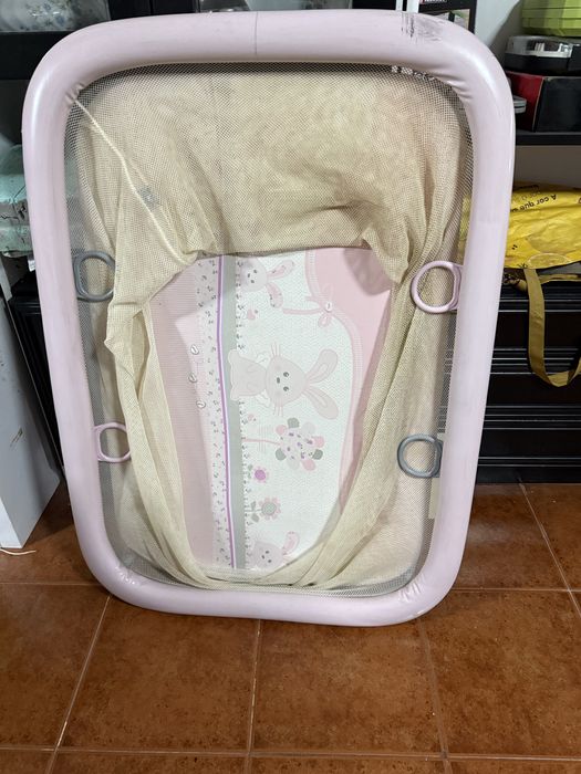 Parque bebe cor de rosa