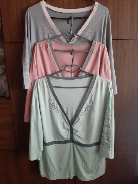 Кофта блуза блуза з вишивкою. Великі розміри