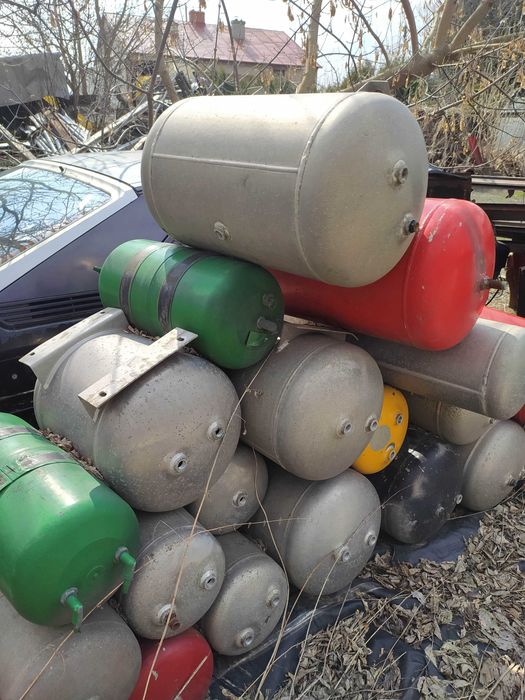 Zbiornik powietrza naczepa przyczepa aluminiowy