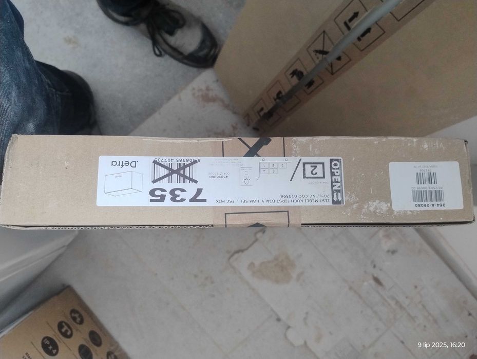 Nowa Szafka Leroy Merlin wiszaca 60 cm biala nad piekarnik