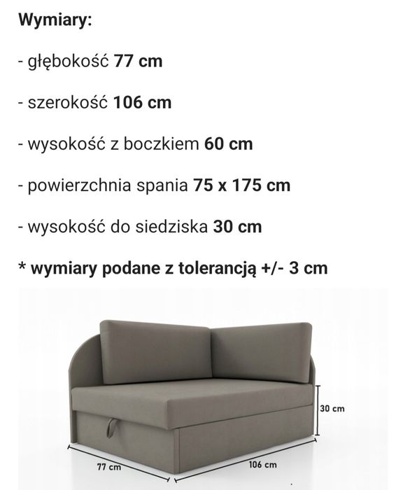 Tapczanik dziecięcy