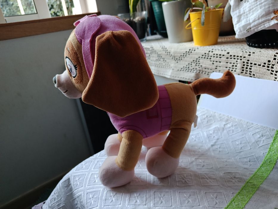Peluche e almofada da Skye