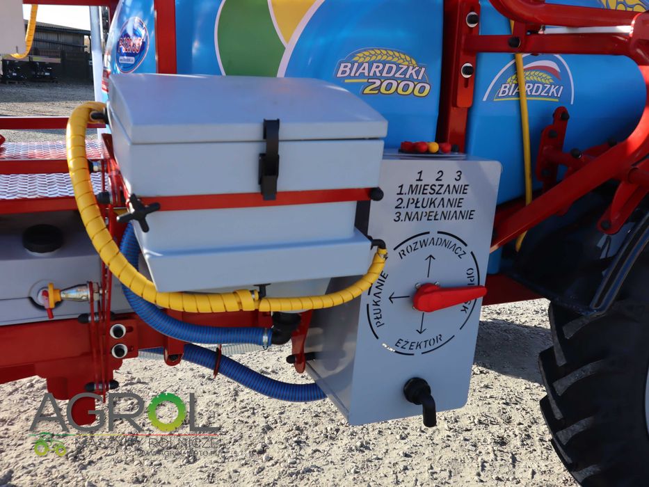 Opryskiwacz Ciągany 2000 l HYDROPAK 15m Biardzki, Amazone, Tolmet Bury