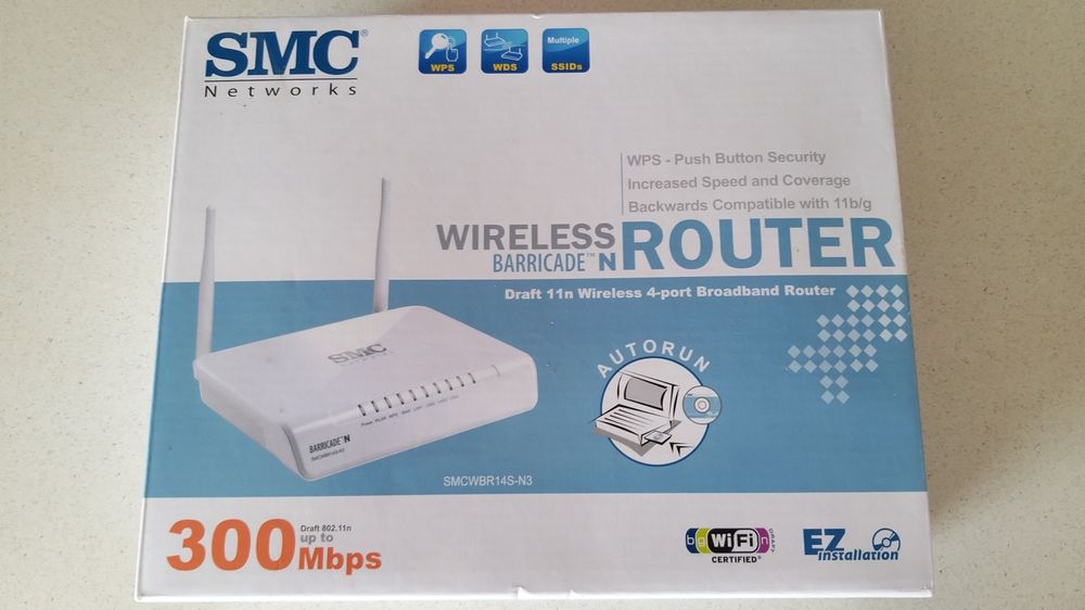ROUTER smc barricade N 300mbps
