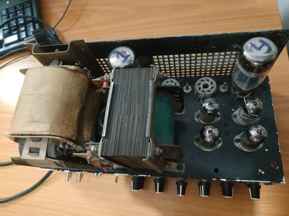 Ламповая гитарная голова усилитель, двухканальный