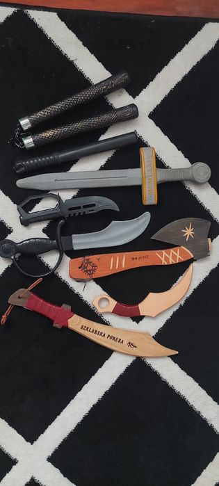 Drewniane szable,noże dla dzieci