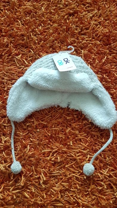 OFERTA PORTES - Gorro NOVO Bege com Pêlo Obaïbi (18-23Meses)