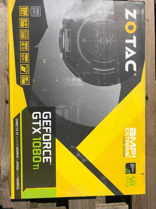 Коробка от видеокарты GF 1080ti Zotac
