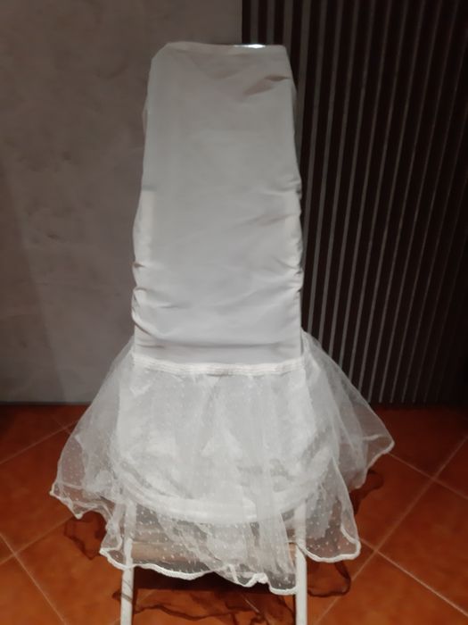 Vestido noiva com saiote
