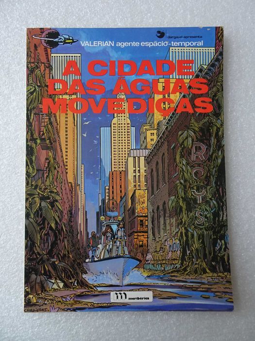 Livro Meribérica Valérian - A cidade das águas movediças