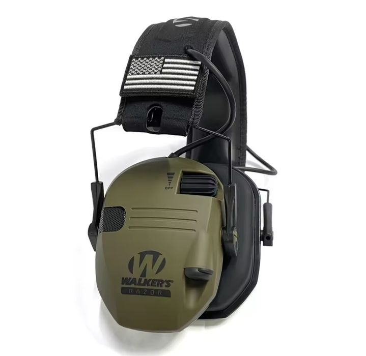 3 в 1 Активні навушники Walkers з кріпленням на шолом тактичний ліхтар