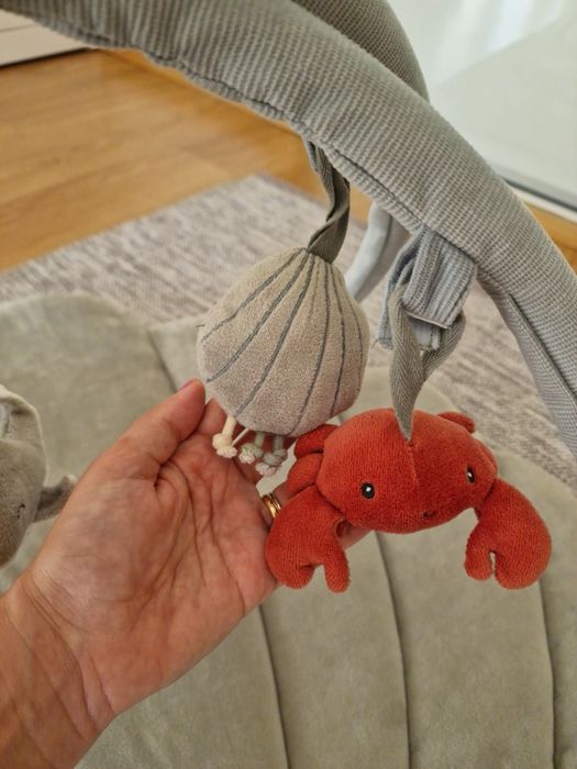 Tapete atividades Little Dutch verde água com tema mar