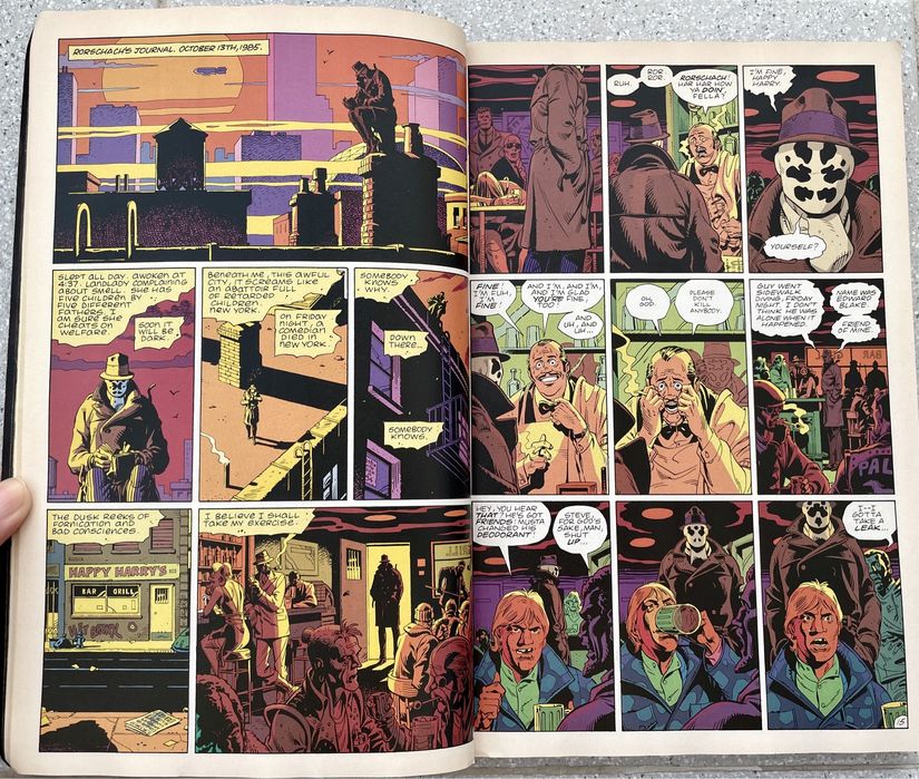 Livro BD: "Watchmen" volume 1-edição internacional, 1a impressão 2008
