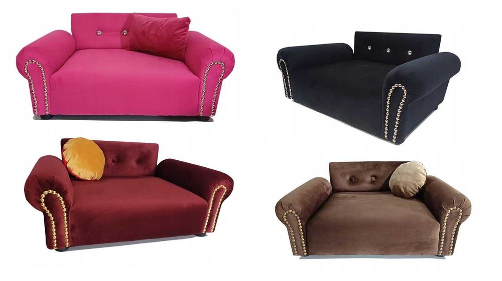 Legowisko sofa kanapa glamour dla psa kota 100 kolorów