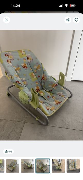 Leżaczek- bujaczek dla dziecka Primi Sogni