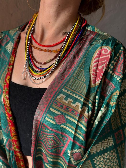 Kimono dwustronne narzutka z Indii