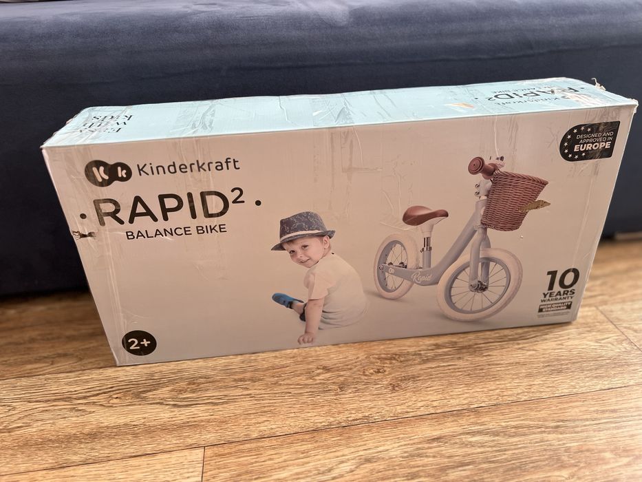 Дитячий велобіг Kinderkraft Rapid 2 з кошиком і дзвіночком (від 2 років)