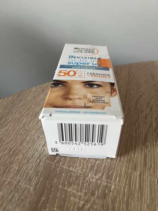 Garnier ochronne serum spf 50 ambre solaire super uv 30 ml invisible