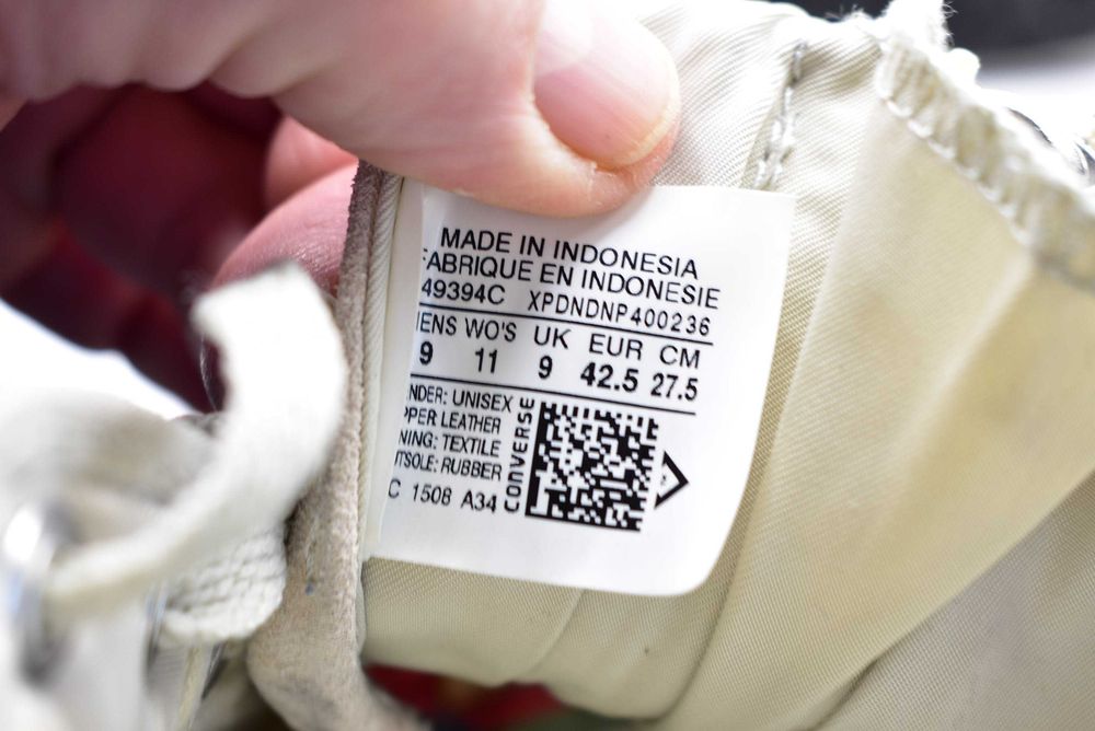 Converse CTAS MA-1 ZIP HI Beige Suede ( 42.5 ) super stan