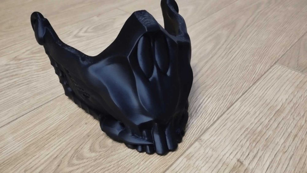 Scorpion Skorpion Mortal Kombat Combat Maska Miecz Druk 3D