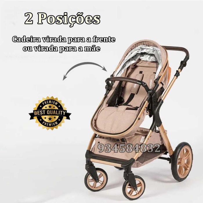 * CARRINHO DE BEBÉ TRIO * 3 em 1 * NOVOS * Oportunidade + Ofertas *