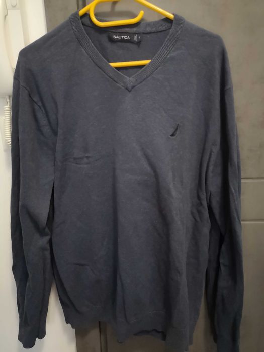 Nautica Niebieski Sweter Męski L - sprzedam!