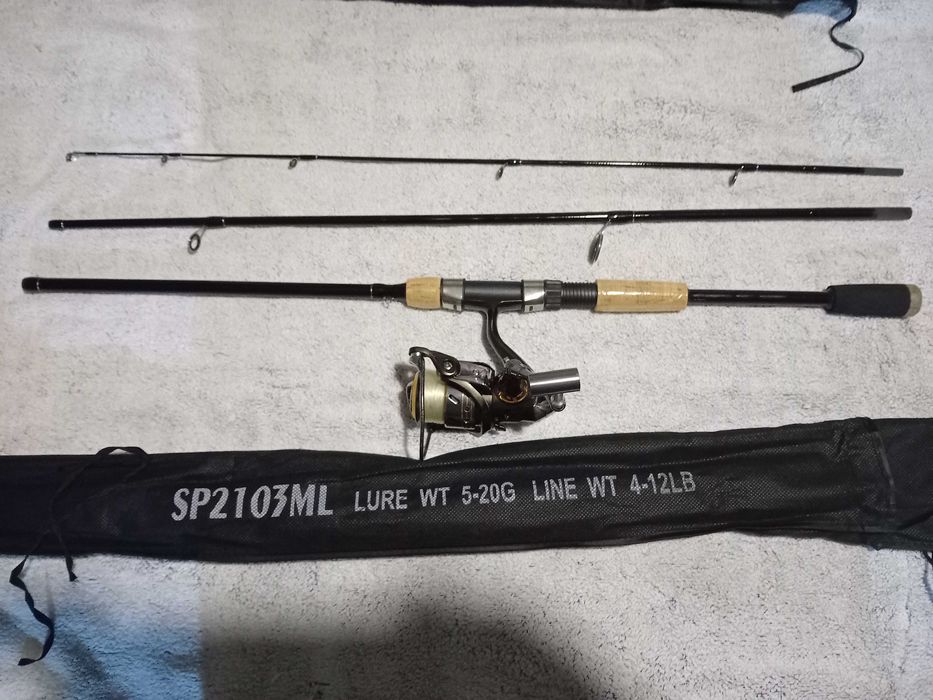 Premium Spinning fishing FiberCarbon Hearken 2.13m+EX3000