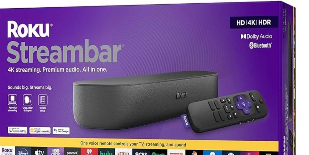 Саундбар Smart TV приставка Roku Streambar YouTube, Netflix, Apple TV ...