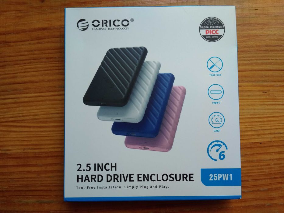 Карман для 2.5" жесткого диска USB 3.0 Orico 25PW1