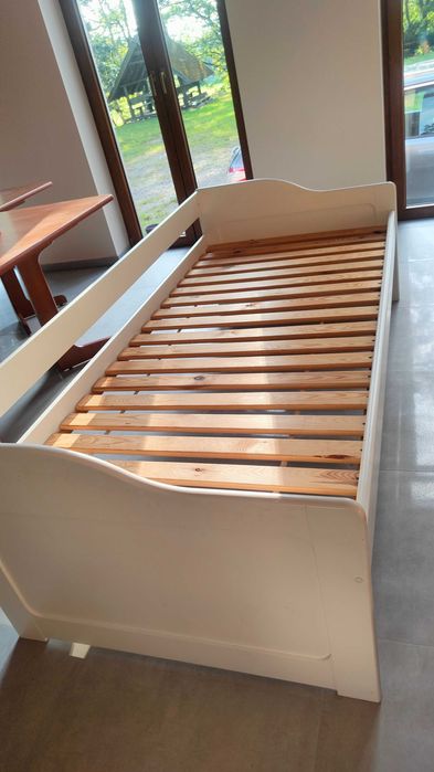 Łóżko dziecięce białe 90 cm na 200 cm