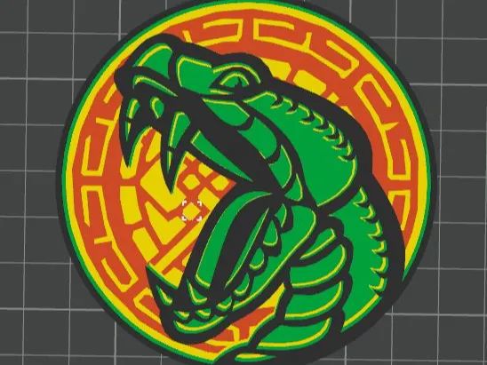 Geocoin Mandala Cobra 2025 - Ano Chinês