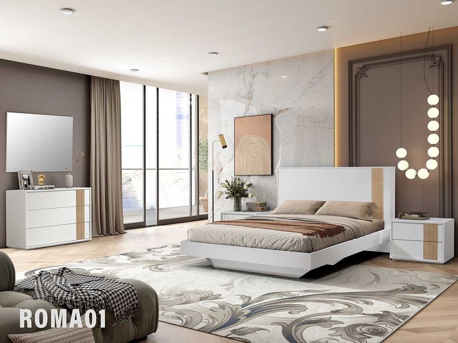 Quarto Casal Completo com Colchão - NOVO - FABRICA