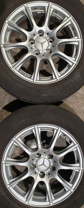 Alufelgi Mercedes 16 5x112 6.5J ET 38 Felgi E C Clk Slk w205 w211 w204
