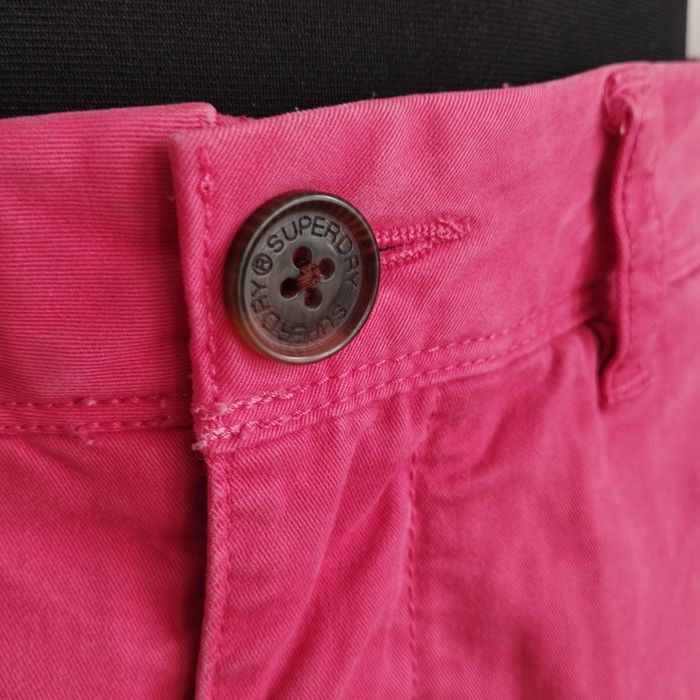 Spodenki męskie Superdry International, koralowe, r. M/L