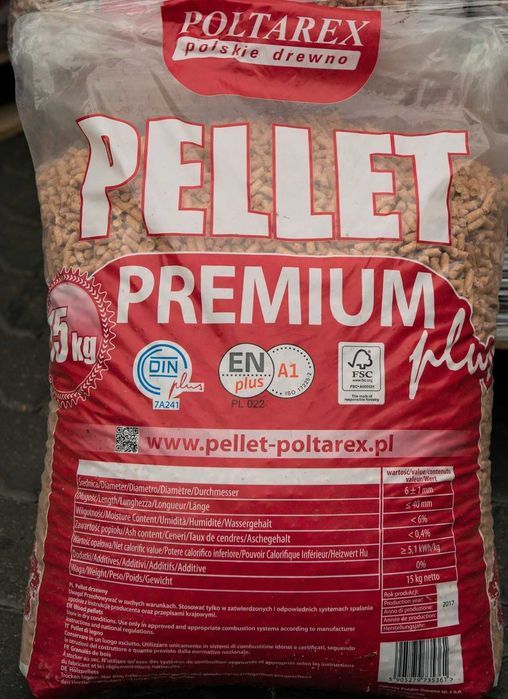 Pellet drzewny Premium plus Poltarex. Dostawa. Raty