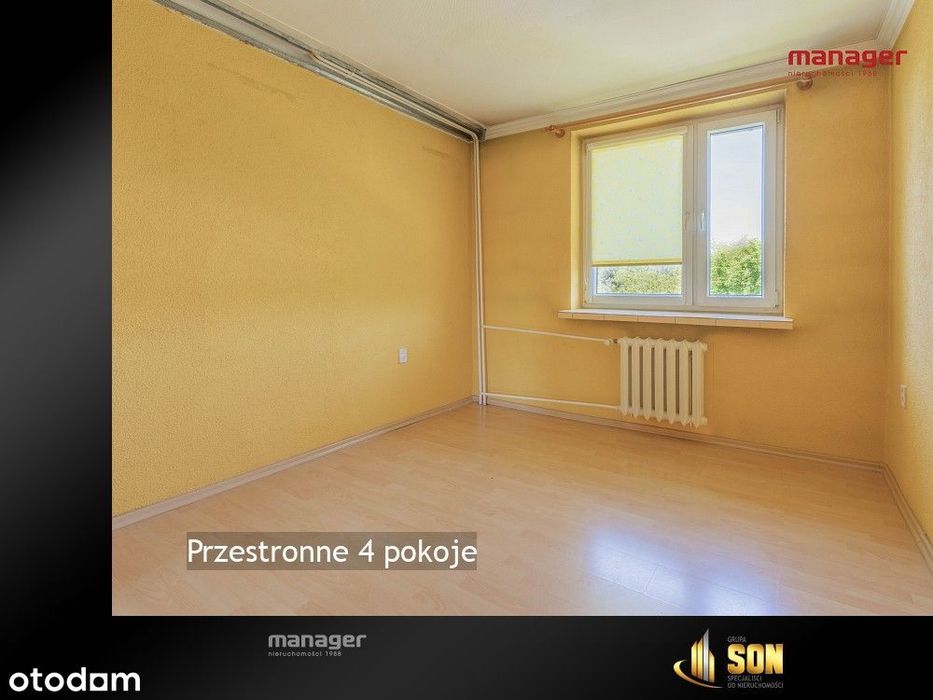 Przestronne 4 pokoje