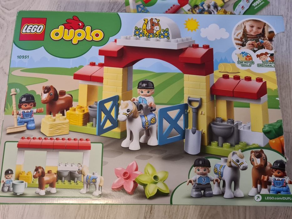 Lego duplo 10951 stajnia konie 2+ horse