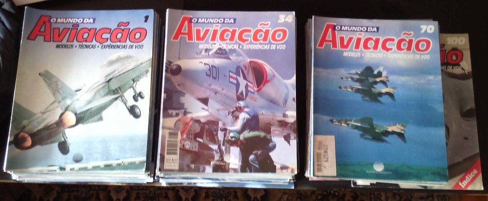 Revista Mundo de Aviação colecção completa