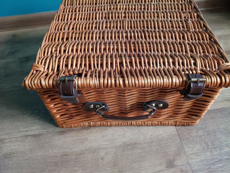 Kosz piknikowy wiklinowy